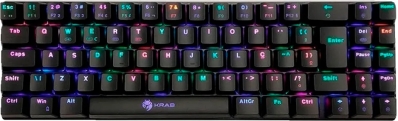 Teclado Gaming Krab KBMGK50 Inferno 3 In 1 RGB Sem Fio (Portugues) - Red Switches