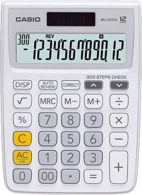 Calculadora Casio MJ-12VCB-We (12 Digitos) - Branco