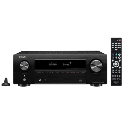 Receiver Denon AVR-X550BT 5.2 Canais 4K 220V Preto