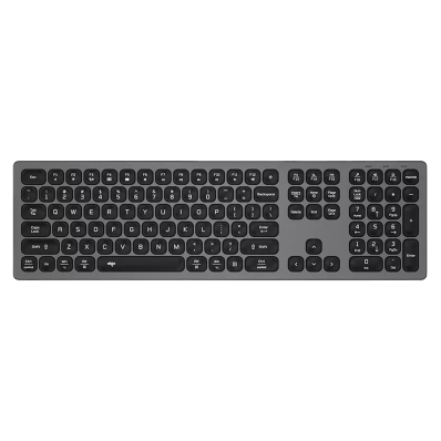 Teclado Mecanico Aigo V800 Sem Fio / RGB - Cinza (Windows / Mac)