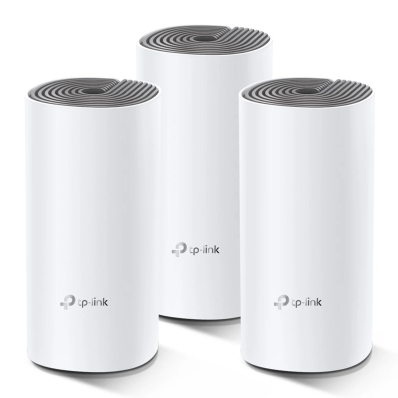 Router Deco E4 TP-Link Whole-Home Mesh Wifi AC1200 / 3 Unidades - Branco