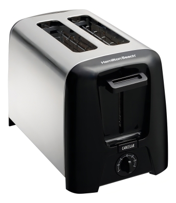 Torradeira Elétrica, Cromada/preta, , Hamilton Beach