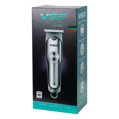 Maquina de Cortar Cabelo VGR V-071 - Recarregavel - Prata