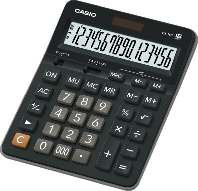 Calculadora Casio GX-16B (16 Digitos) - Preto