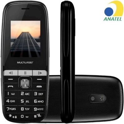 Celular Multilaser Up Play P9076 Dual Sim 1.8" Preto (Anatel)