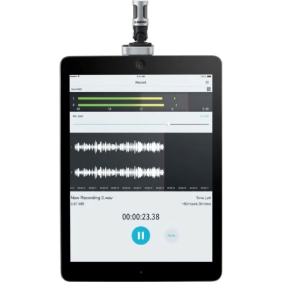 Microfone Shure MV88 para Ios - Preto