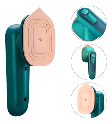 Mini Ferro De Passar Portátil Para Viagem Cabe Mala Roupa Cor