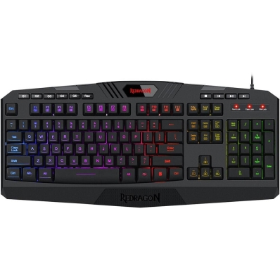 Teclado Gamer Redragon Harpe Pro K503A-RGB (Ingles com Fio)
