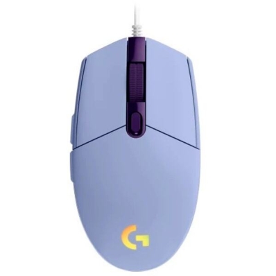 Mouse Gamer Logitech G203 com Fio 910-005852- Lilas