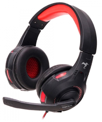 Fone de Ouvido Kolke Killer KGA-345 Con Microfone - Preto/Vermelho