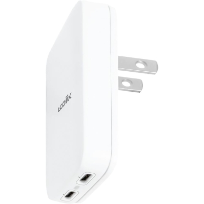 Carregador de Parede Logiix Power Plus 35 Slim LGX-13461 2 X USB-C - Branco