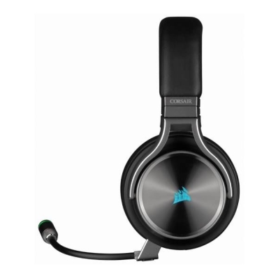Fone de Ouvido Gamer Corsair Virtuoso Se RGB 7.1 RGB Sem Fio - Gunmetal