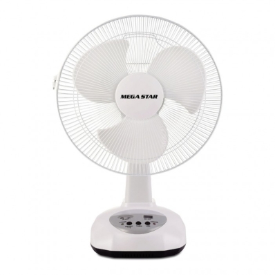 Ventilador Mega Star FAN406 Recar. 2VEL. 14P Bivol