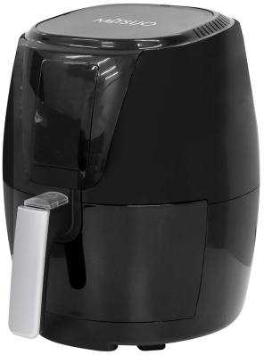 Fritadeira Eletrica Sem Oleo Mitsuo Air Fryer 2.6L AF-20226D 1200W 110V/60HZ Preto