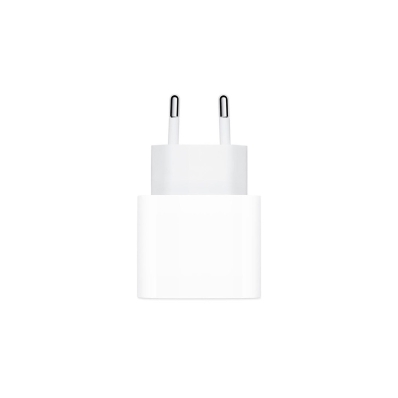 Carregador de Parede Apple USB-C 20 Watts 1 Saida Branco - MHJE3ZM/A