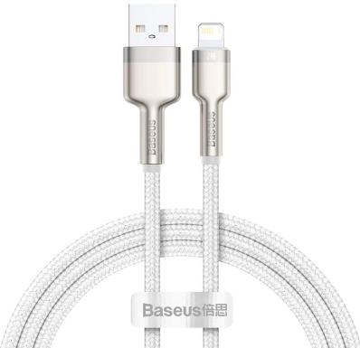 Cabo USB-A para Lightning Baseus Cafule Series CALJK-B02 (2 Metros) - Branco