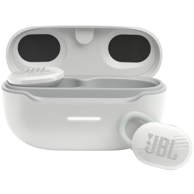 Fone de Ouvido Sem Fio JBL Endurance Race com Bluetooth e Microfone - Branco