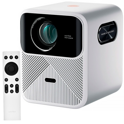 Projetor Wanbo Mozart 1 WPB81 de 900 Ansi Lumens com HDMI e USB Bivolt - Branco