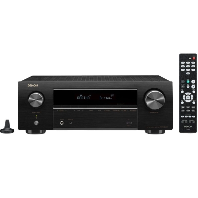 Receiver Denon AVR-X550BT 5.2 Canales 4K Ultra HD 220V - Preto