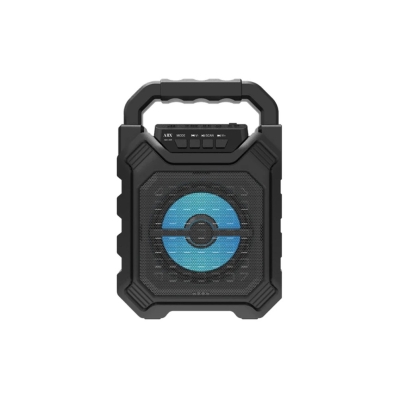 Caixa de som Speaker Audiobox ABX-40R-BK Radio USB Portatil 800W 24CM Preto