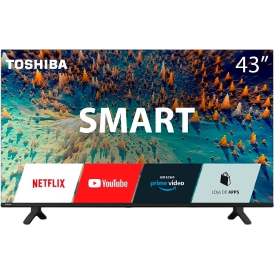 Smart TV Toshiba 43" 43V35KB Vidaa FHD/Wi-Fi/HDMI/USB