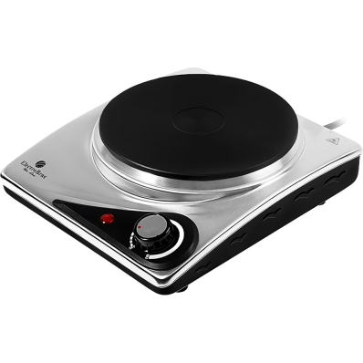 Fogão Elétrico Electrobras Classic Cook Inox EBPE-01 1500 W 220V - Prata/Preto