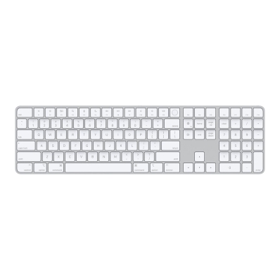 Teclado Apple Magic Numerico MK2C3LL/A Touch Id - Branco (Ingles)
