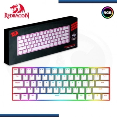 Teclado Redragon K630W-RGB Dragonborn White US