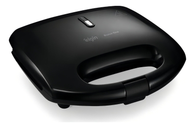 Sanduicheira Elgin Brunch Time 2 Em 1 Antiaderente Rapida E Compacta Cor Preta