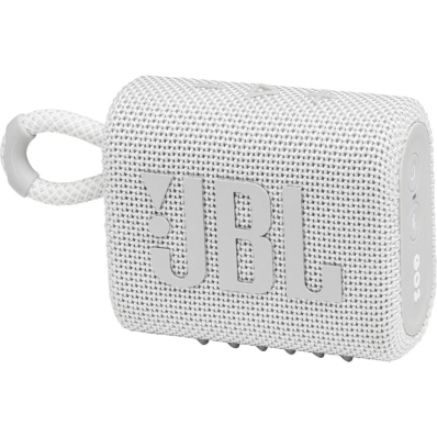 Caixa de Som Portatil JBL Go 3 - Branco