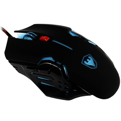 Mouse Gaming Satellite A-93 USB Ate 7.200 Cpi com Backlight - Preto