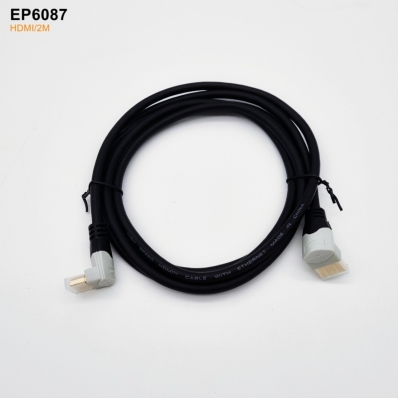 Cabo HDMI Ecopower EP-6087 2M Black/Cinza 90GRAUS