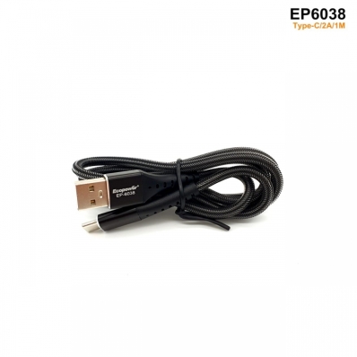 Cabo USB p/ USB-C Ecopower EP-6038 1M Gray