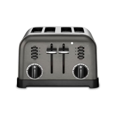 Torradeira Cuisinart CPT-180BKS Classica Metal 4 Fatias Preto Inox 110V