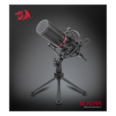 Microfone Redragon Blazar GM300 - Preto