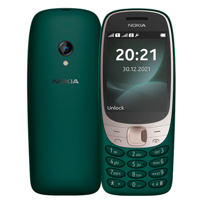 Celular Nokia 6310 16MB / 8MB Ram / Dual Sim / Tela 2.8" / Camera VGA - Dark Green