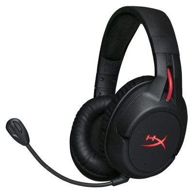 Fone de Ouvido Kingston Hyperx Cloud Flight Sem Fio - Preto/Vermelho (HX-HSCF-BK/AM)
