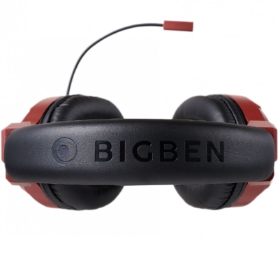 Fone de Ouvido Gamer Bigben V3 Estereo - Vermelho/Preto