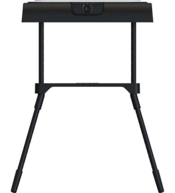 Churrasqueira Elétrica Agratto Mr. Cheff Achp01n-01 Com Pedestal Preta