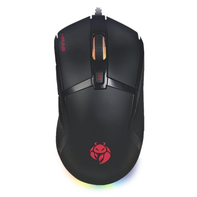 Mouse Gamer Krab Chimera KBGMR50 RGB 24000DPI USB - Preto