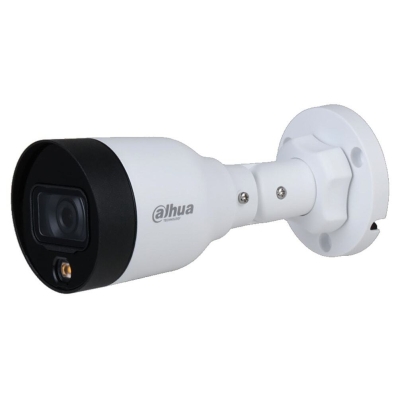 Camera de Seguranca Dahua DH-IPC-HFW1239S1-LED-S5 2MP 2.8MM Bullet Full Color