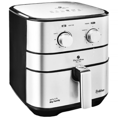 Fritadeira Eletrica Electrobras Airfry Big Family Redstone EBAF-55RC de 5.5L 1700W 220V 50