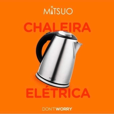 Jarra elétrica Mitsuo KEOA401-TR 1.7L 100V/60 1200W