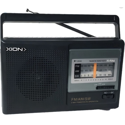 Radio Portatil Xion XI-RA4 AM/FM 220V - Preto