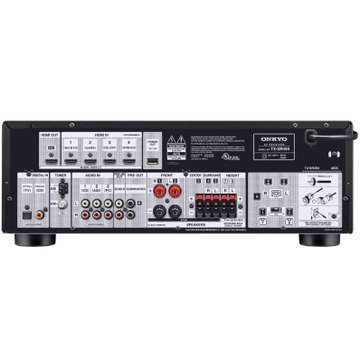 Receiver Av Onkyo TX-SR494 7.2 Canais 4K 80 W 110V