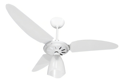 Ventilador De Teto Branco Laura 3 Pás Motor 150w Ventex Diâmetro 105 cm