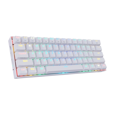 Teclado Mecanico Redragon Draconic K530 RGB Ingles Branco - K530W-RGB