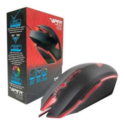 Mouse Patriot Viper V530 Gaming LED 4000DPI