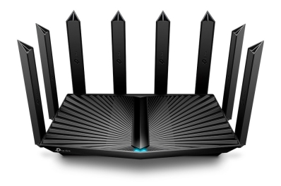 Roteador Wireless TP-Link Archer AX90 AX6600 Tri-Band Wi-Fi 6 - Bivolt - Preto