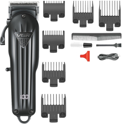 Cortador de Cabelo VGR Voyager Hair Clipper Black V-282